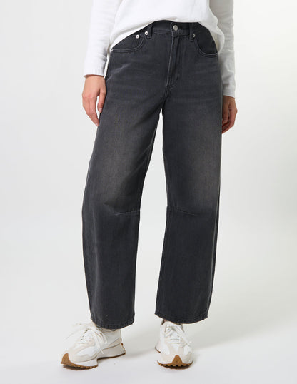 Stella + Gemma Carson Barrel Jean - Slate Grey