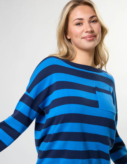 Stella + Gemma Street Pocket Jumper - Oceanic