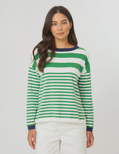Stella + Gemma High Street Jumper - Grass