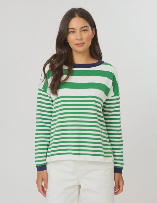Stella + Gemma High Street Jumper - Grass