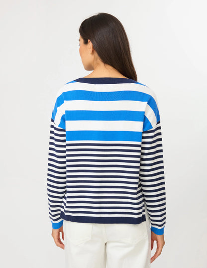 Stella + Gemma High Street Jumper - Cobalt/Navy