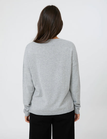 Stella + Gemma High Street Jumper - Grey Marle