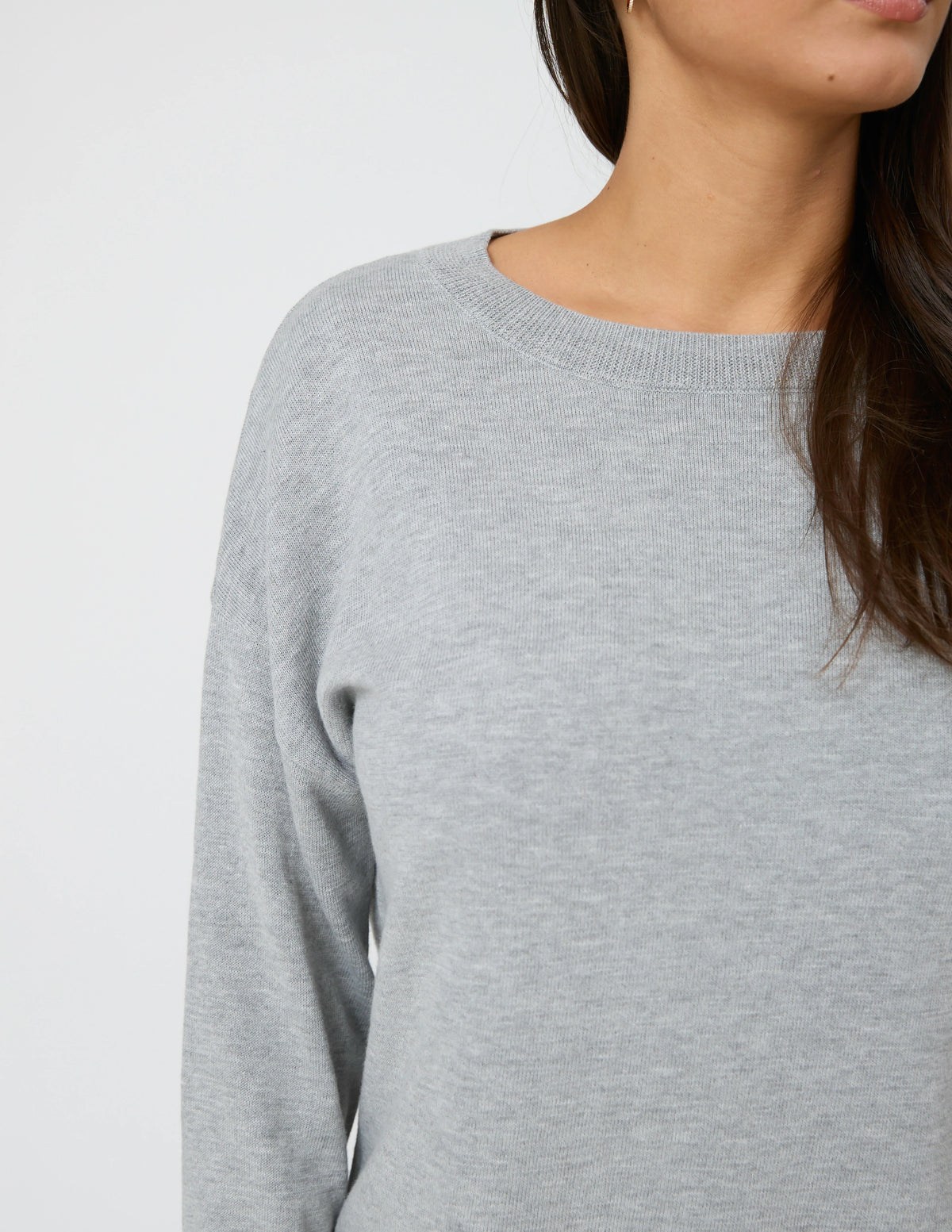 Stella + Gemma High Street Jumper - Grey Marle