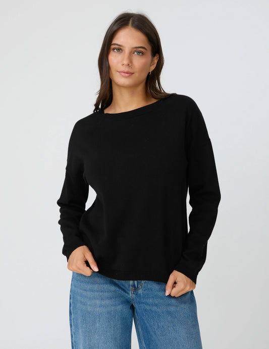 Stella + Gemma High Street Jumper - Black