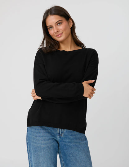 Stella + Gemma High Street Jumper - Black