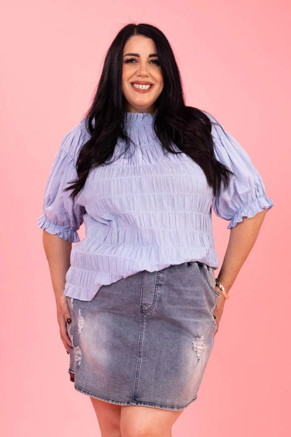 Charlo Emma Top Blue