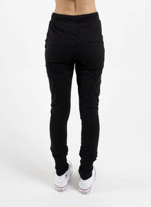 Federation Escape Trackies - Black with Silver Zip