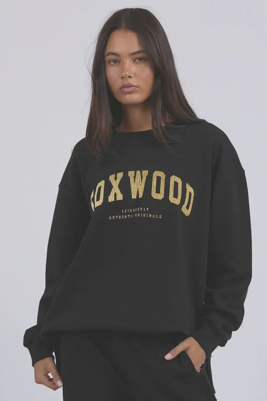 Foxwood Interval Crew - Black with Gold