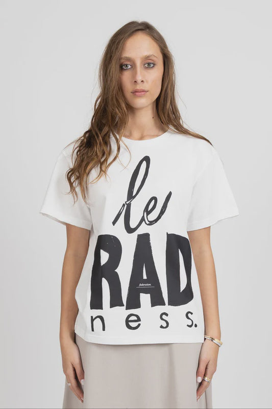 Federation Frankie Tee - Le Radness - White