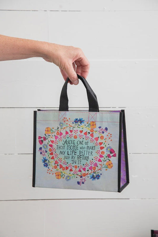 Artisanal Medium  Gift Happy Bag - Make Life Better