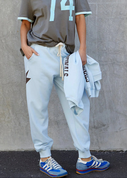 Hammill & Co Vintage Western Track Pant - Powder Blue
