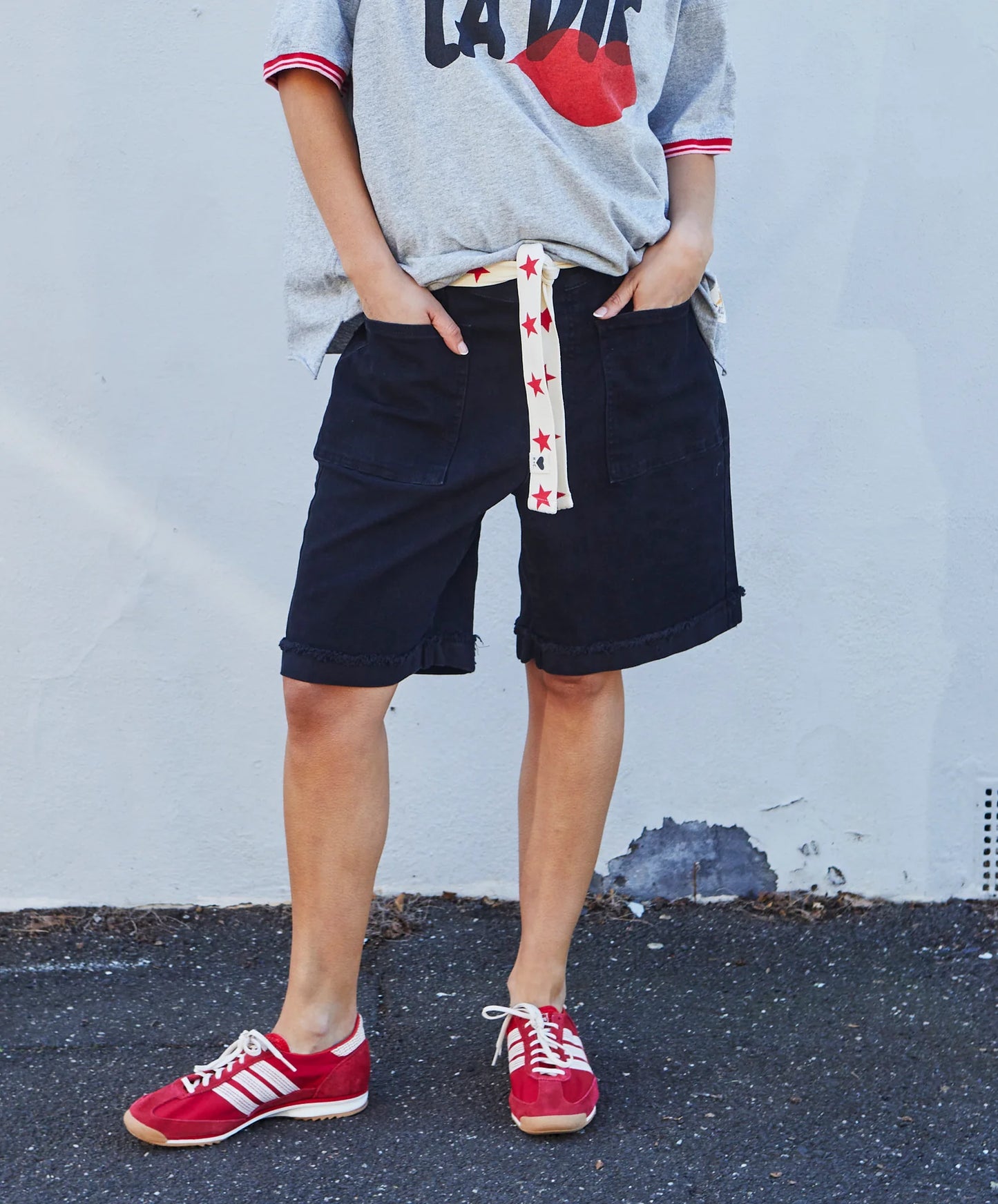 Hammill & Co Weekend Stretch Denim Short - Black