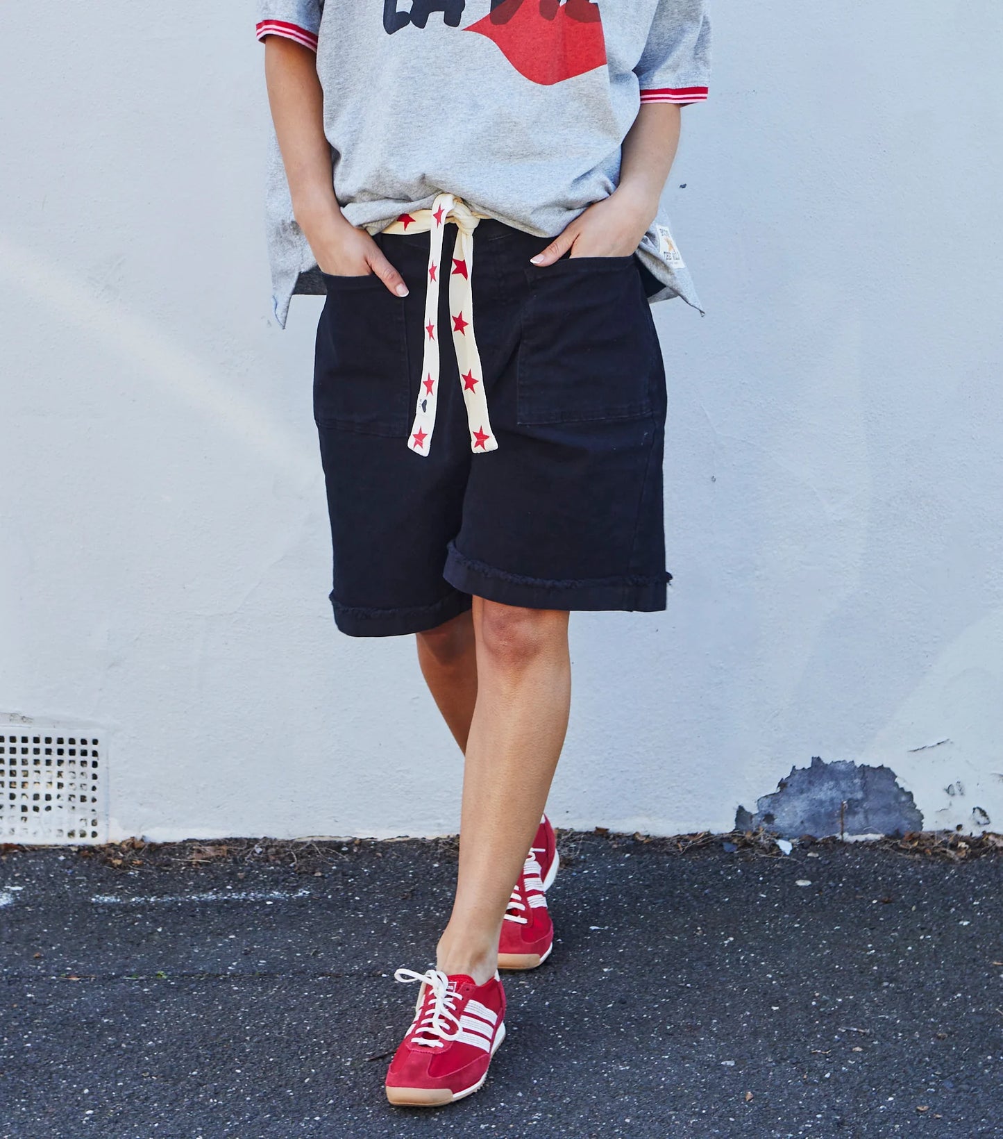 Hammill & Co Weekend Stretch Denim Short - Black