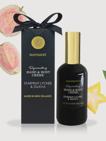 Surmanti  Hand & Body Creme Starfruit Lychee & Guava 120ml