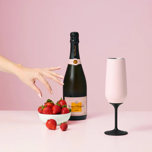 Huski Champagne Flute - Powder Pink