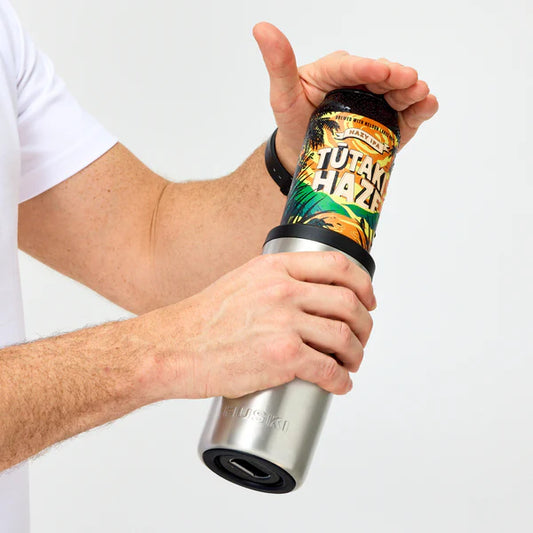 Huski Big Can Cooler - Brushed Stainless