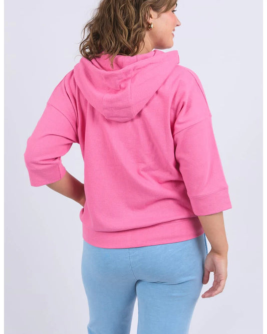 Elm Beachy Zip Hoodie - Aurora Pink