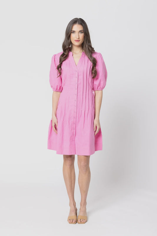 Seeking Lola Indulgent Shirt Dress - Bubblegum