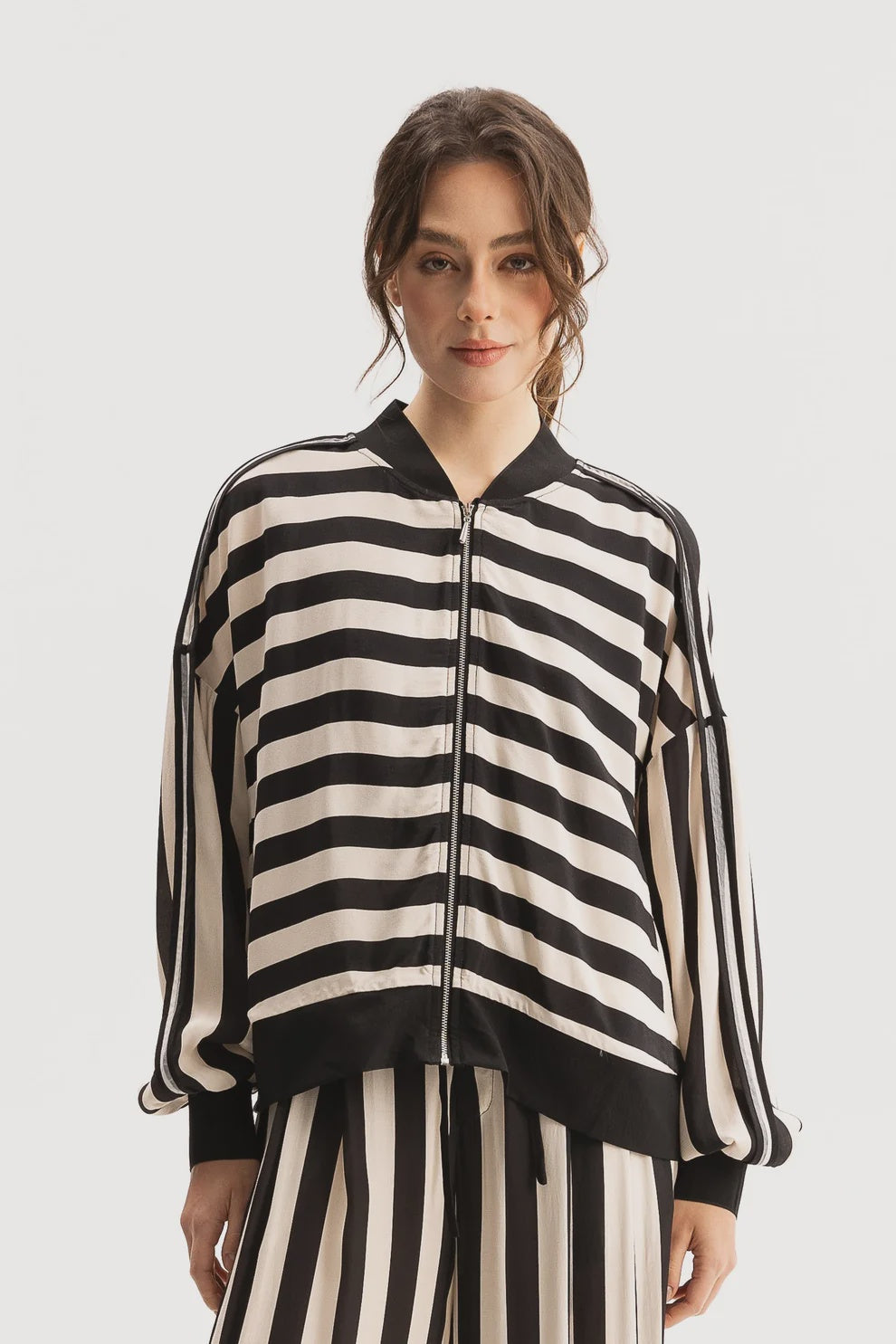 Blacklist Cora Bomber - Stripe