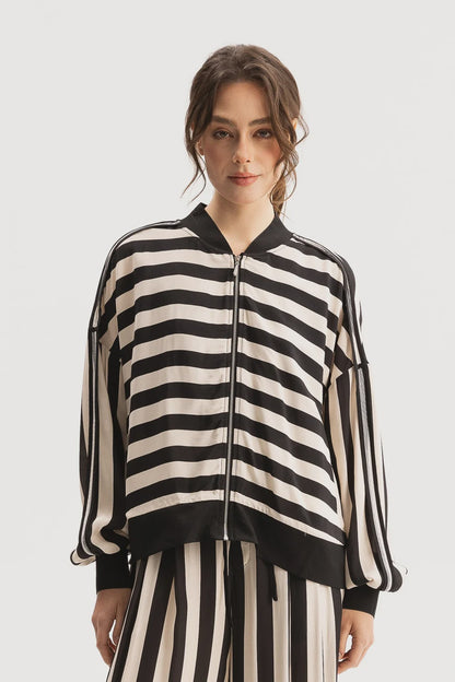 Blacklist Cora Bomber - Stripe