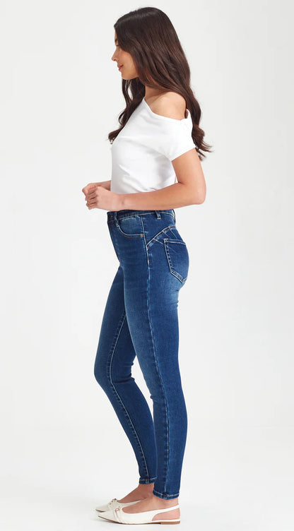 Junkfood  Cheeky Push Up Jeans - Dark Blue