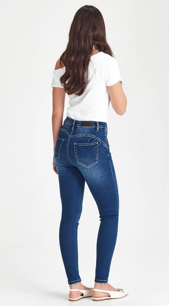 Junkfood  Cheeky Push Up Jeans - Dark Blue