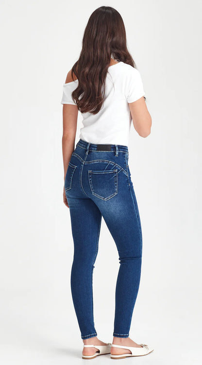 Junkfood  Cheeky Push Up Jeans - Dark Blue
