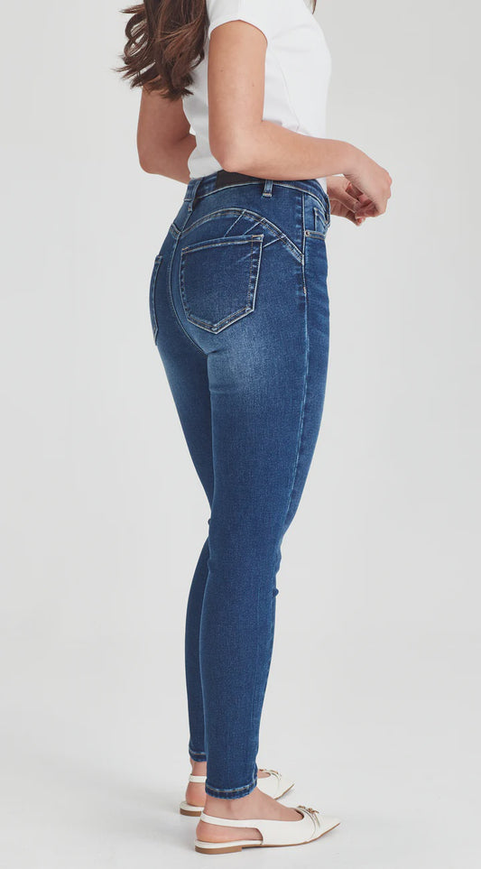 Junkfood  Cheeky Push Up Jeans - Dark Blue