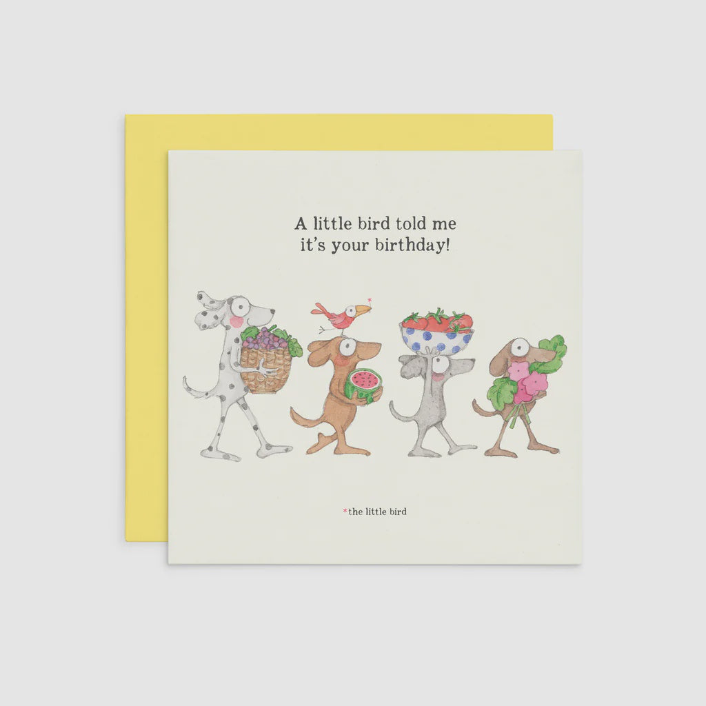 Twigseeds Card - A little Bird Told me