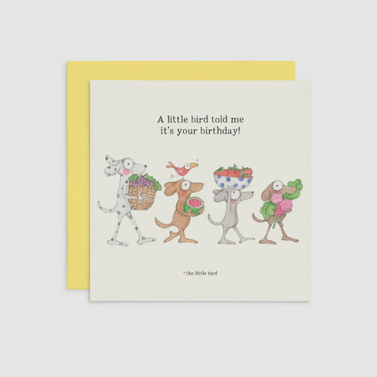 Twigseeds Card - A little Bird Told me