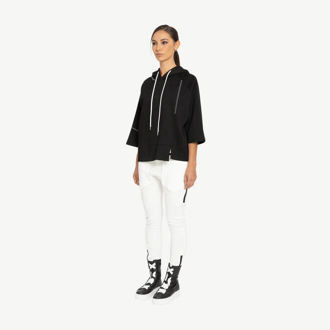 Bone & Arrow Noliv Hoodie - Black