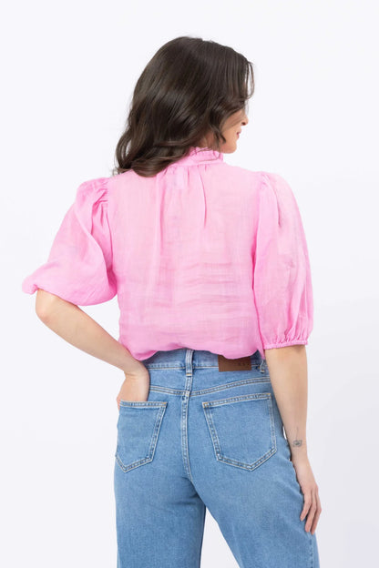 Leila + Luca Nina Blouse - Pink