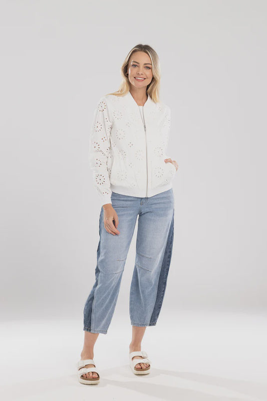 Mi Moso Broderie Bomber