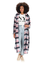 Load image into Gallery viewer, Charlo Marco Coat Navy Check
