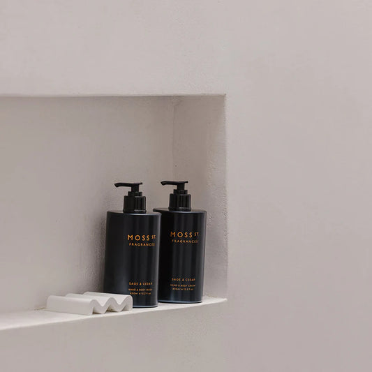 Moss St. Hand & Body Wash & Cream - Sage & Cedar
