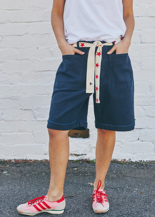 Hammill & Co Weekend Stretch Short - Navy