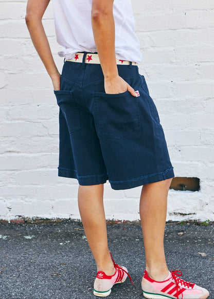 Hammill & Co Weekend Stretch Short - Navy