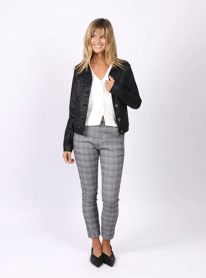 Monaco Jeans Wesley Stretch Jogger - Grey Check