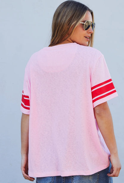Hammill & Co Tennis Tee - Pink