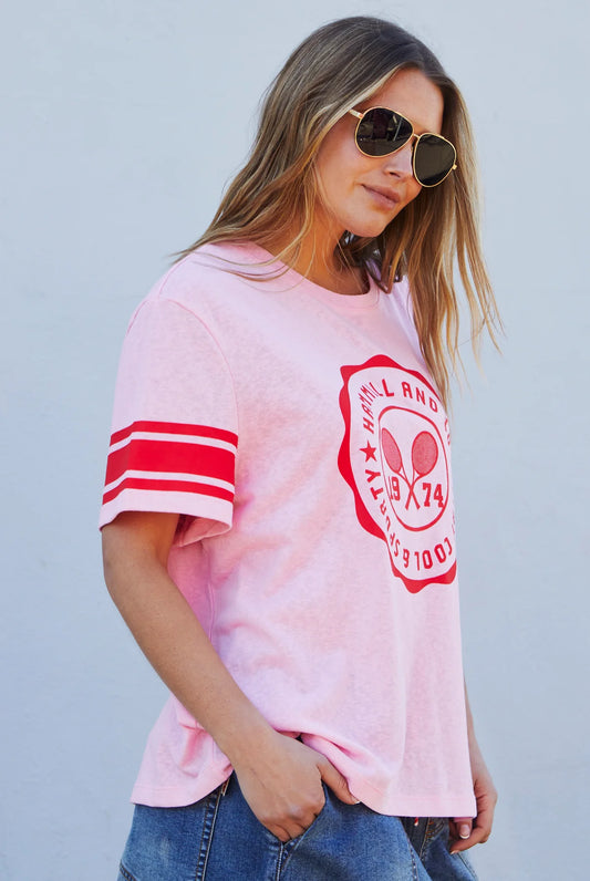 Hammill & Co Tennis Tee - Pink