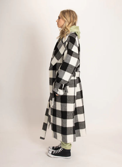 Federation Prize Coat Black Check