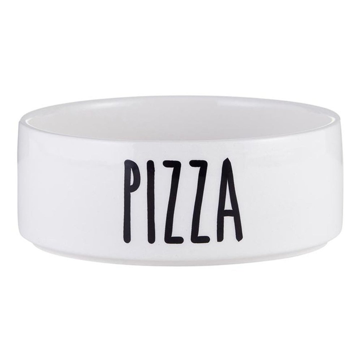 Artisanal Ceramic Pet Bowl - Pizza