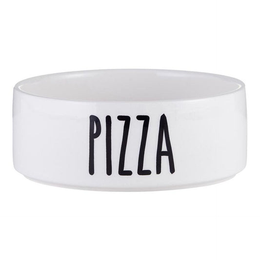 Artisanal Ceramic Pet Bowl - Pizza