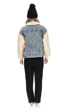 Load image into Gallery viewer, Charlo Portia Denim Sherpa Jacket Cotton
