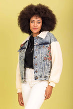 Load image into Gallery viewer, Charlo Portia Denim Sherpa Jacket Cotton
