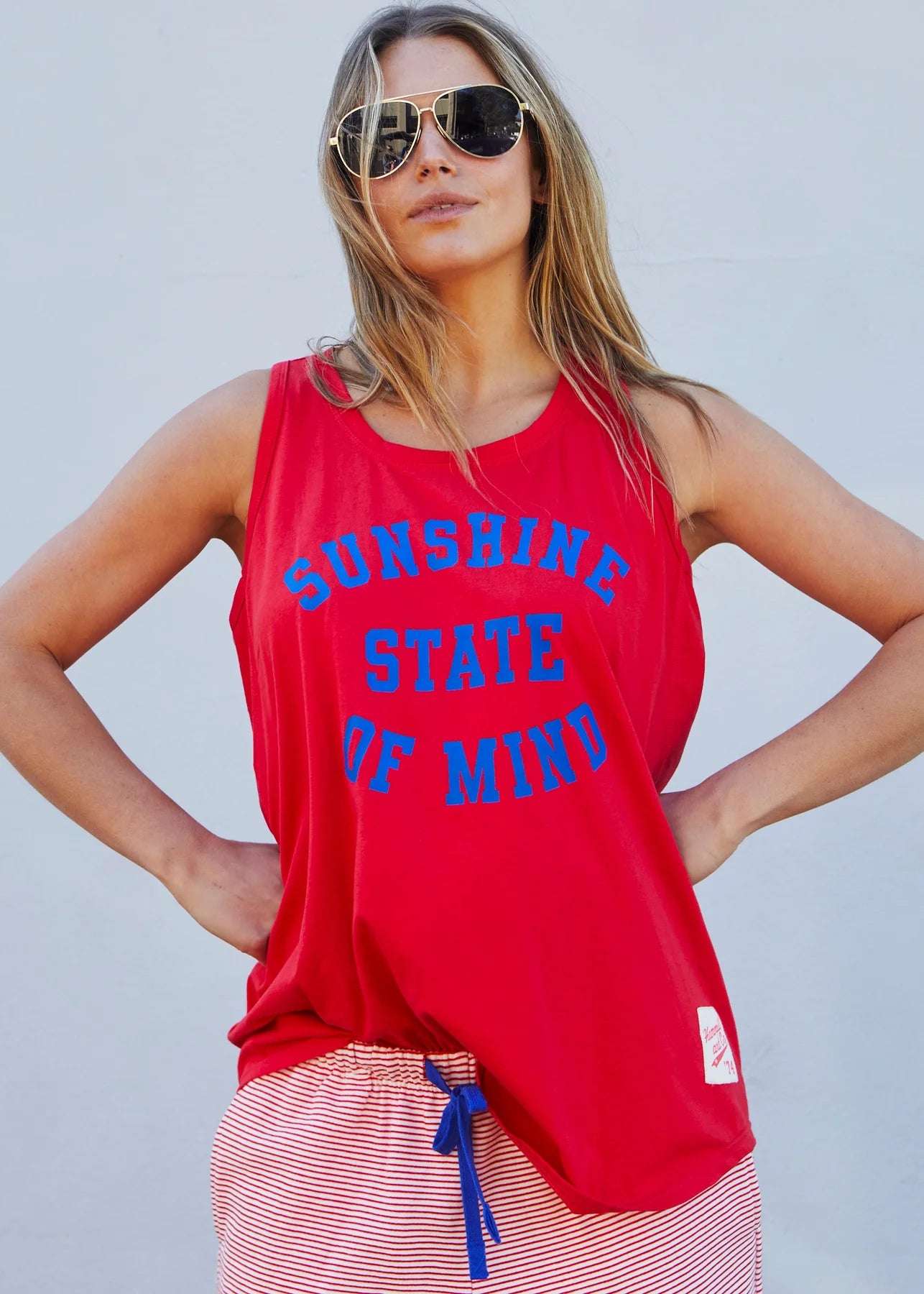 Hammill & Co Sunshine Riviera Tank - Red