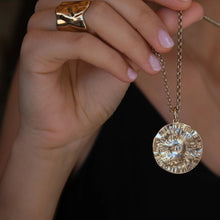 Load image into Gallery viewer, A &amp; C Oslo Necklace Let Love Rule Gold Plated
