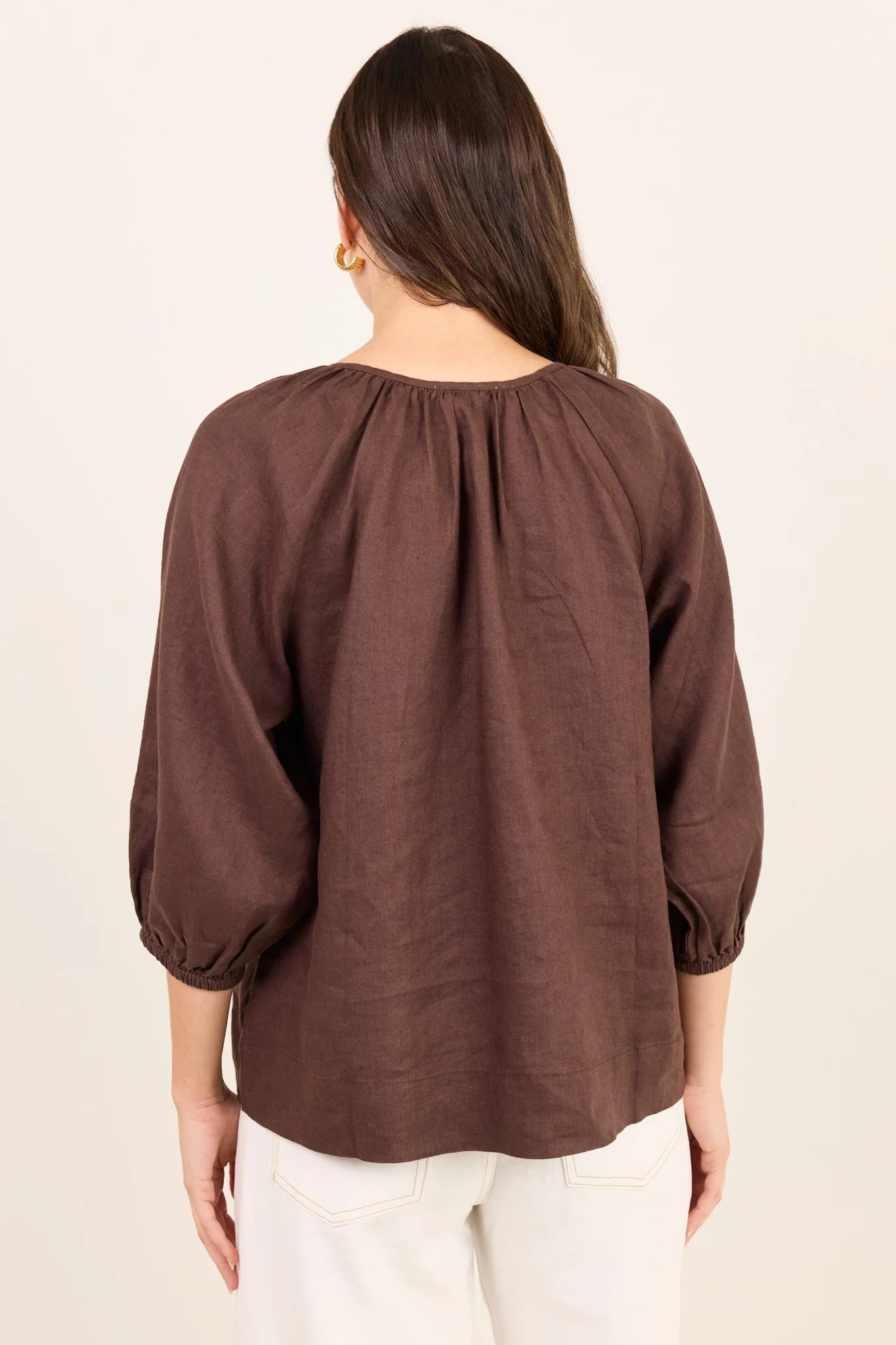 Re:Union Label Revolutionary LS Top - Dark Chocolate