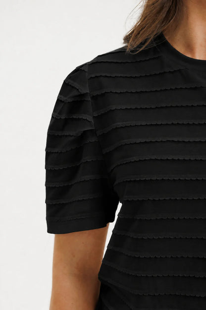 Homelee Rose Tee - Black