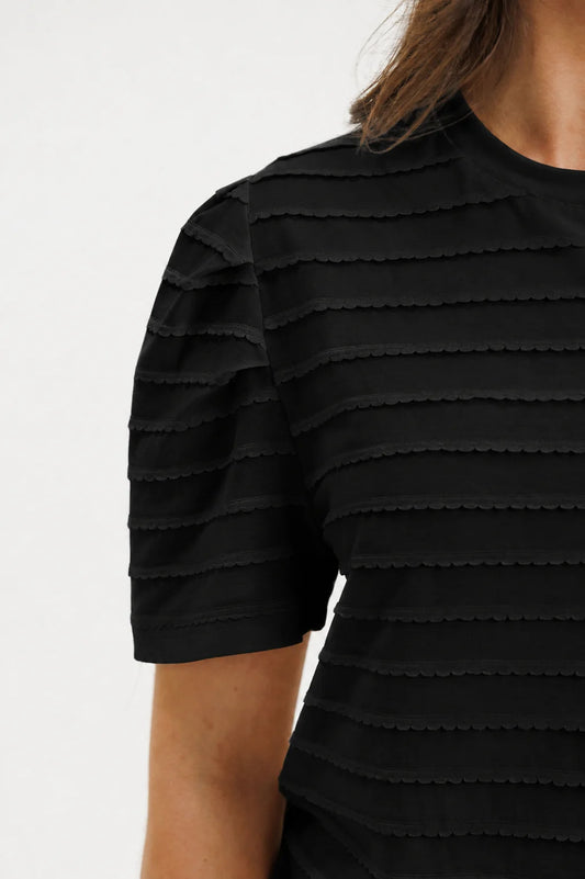 Homelee Rose Tee - Black